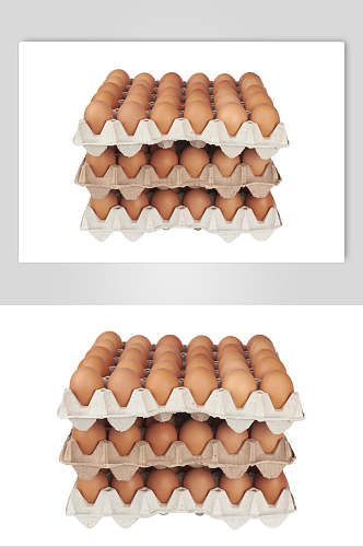 白底有机农家土鸡蛋食品高清图片