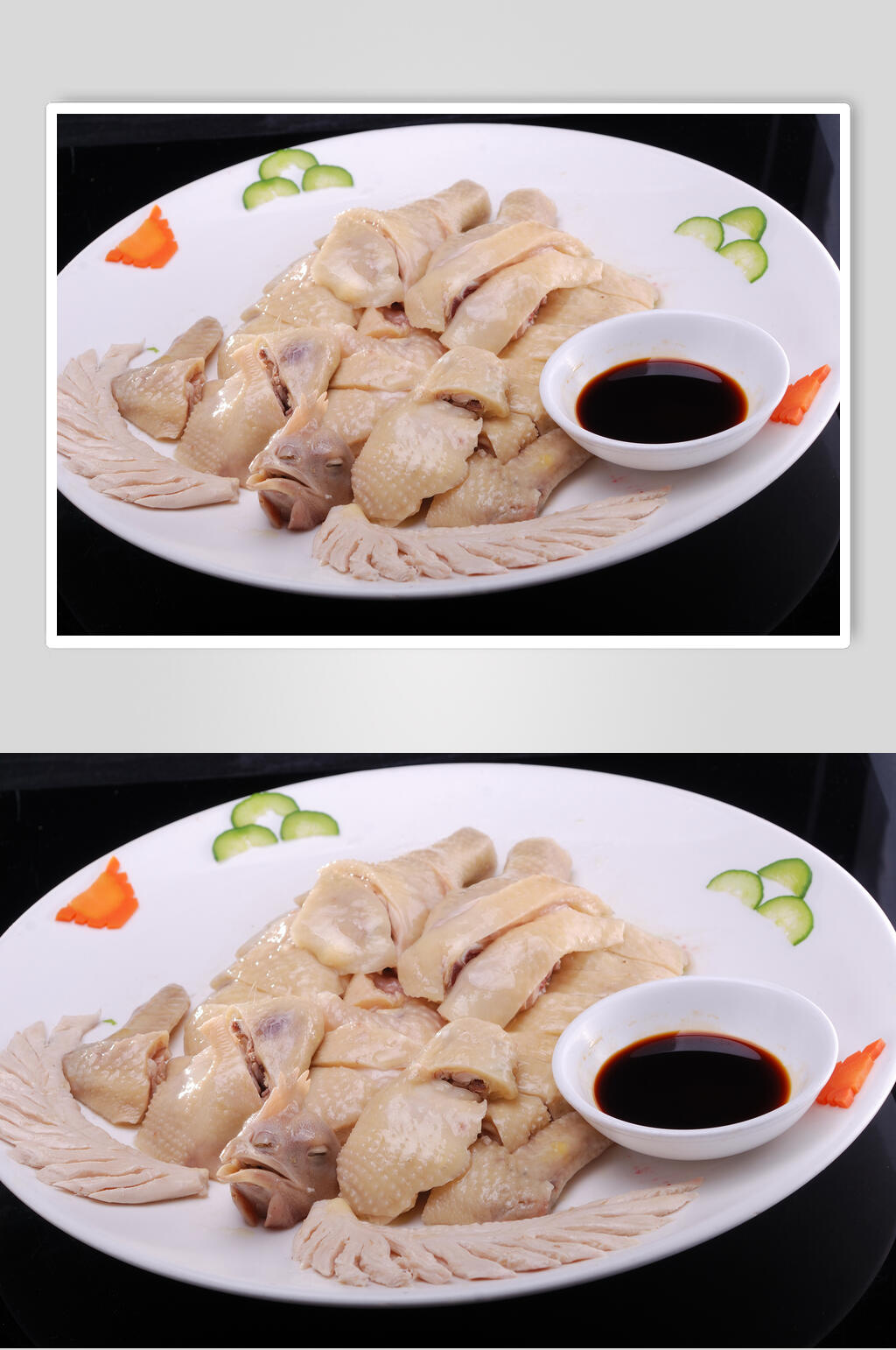 新鲜美味白切鸡图片素材