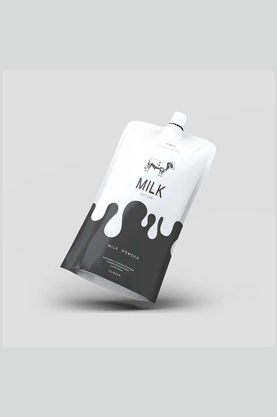 创意酸奶饮料包装样机