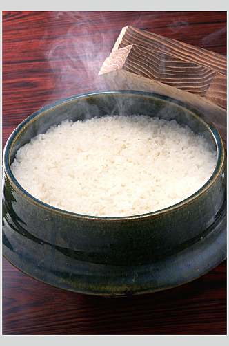 铁锅饭米饭高清图片