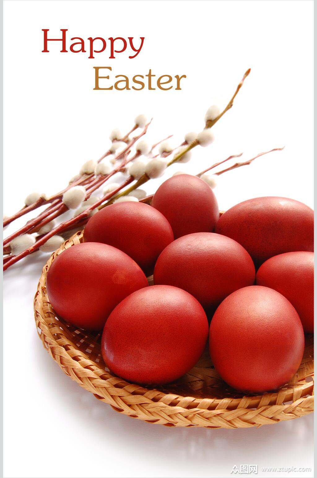 红鸡蛋农家土鸡蛋食品图片素材