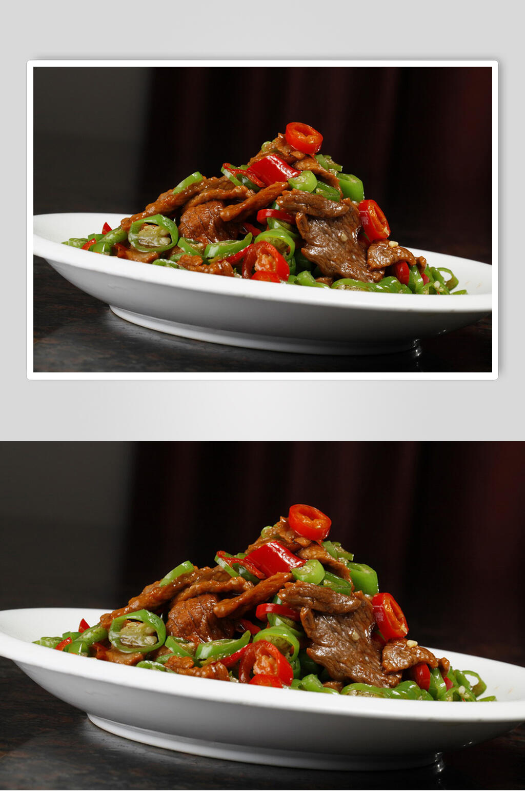 美味小炒黄牛肉摄影图片素材