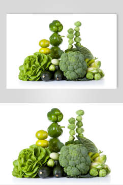 创意绿色蔬菜青菜摄影图片