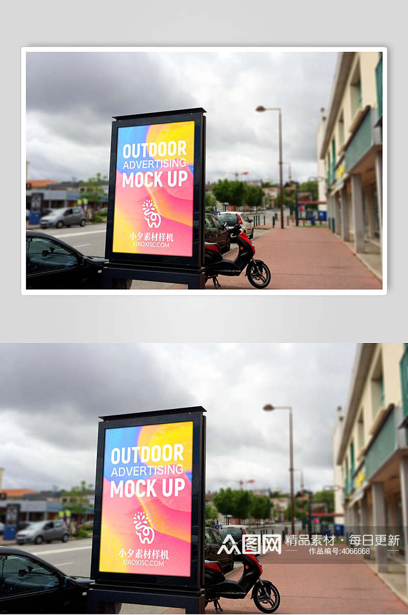 个性潮流街头招贴画海报广告样机素材