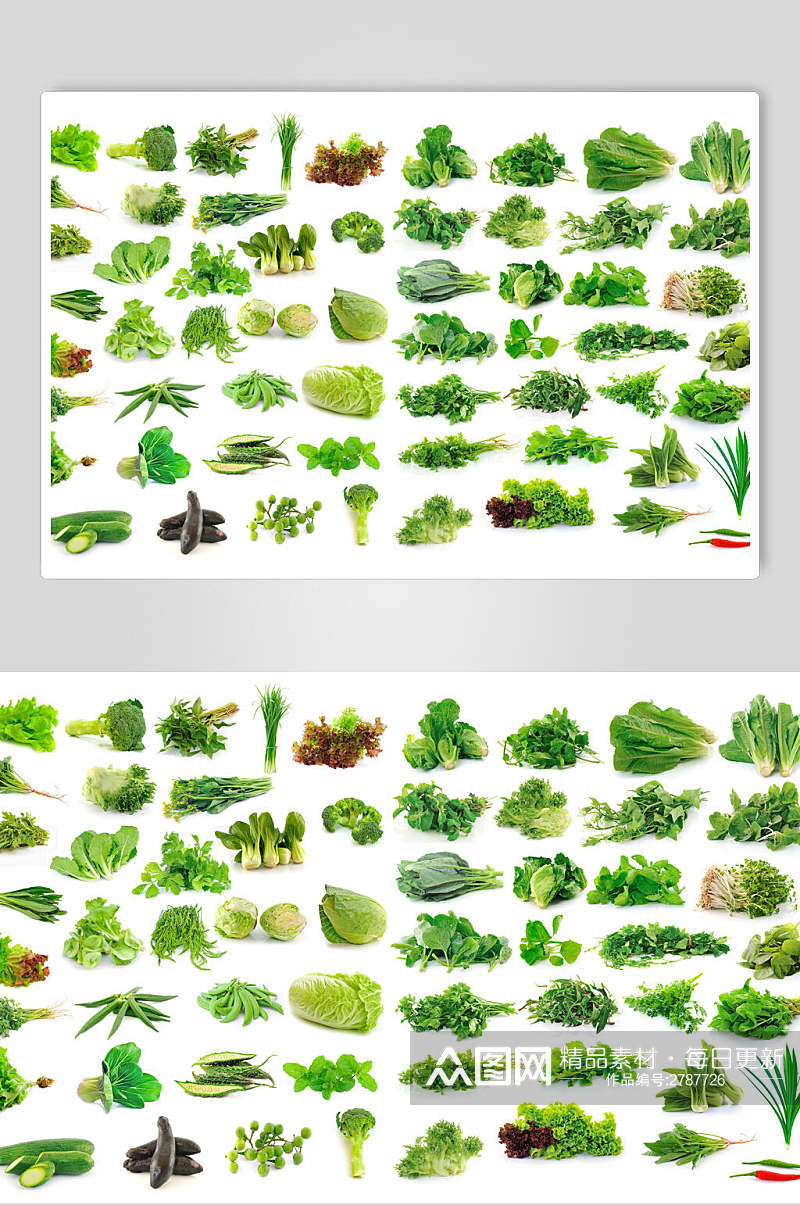 清新绿色蔬菜青菜摄影图片素材