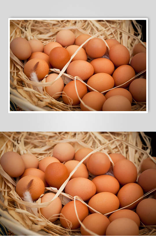 鲜香农家土鸡蛋食品高清图片