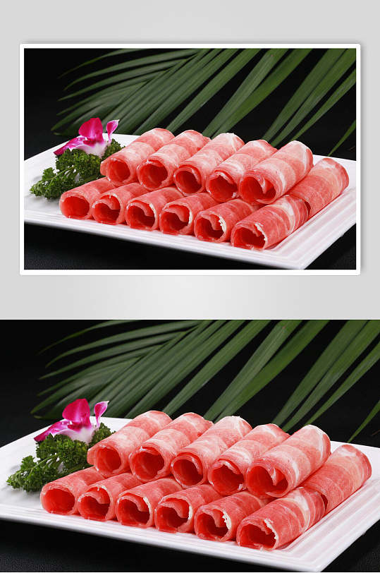 牛肉卷餐饮食品图片