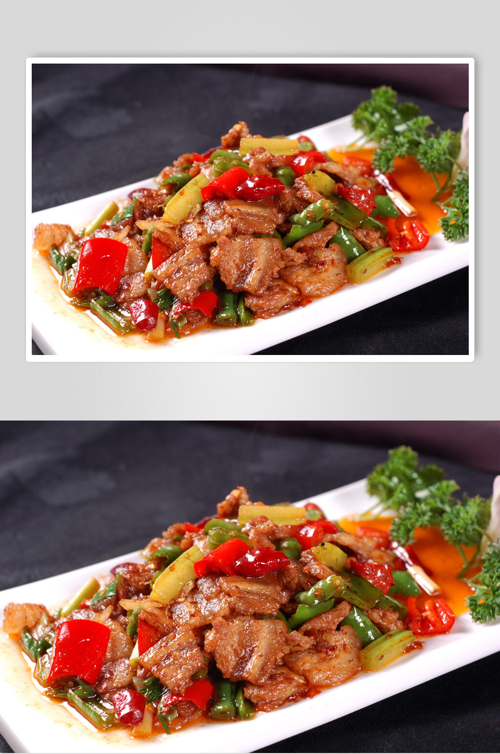 香嫩美味小炒肉摄影图片素材