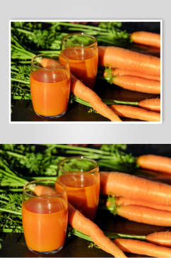 营养胡萝卜汁食品摄影图片
