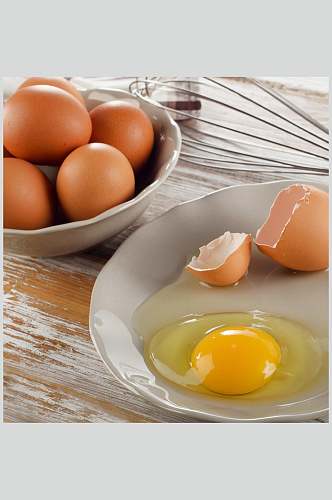 蛋黄农家土鸡蛋食品图片