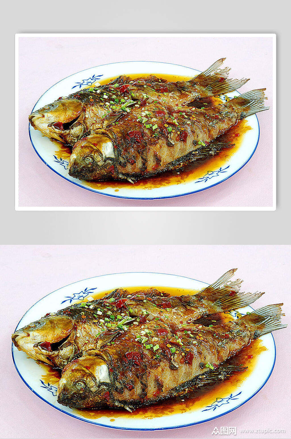 香嫩美味红烧鲫鱼图片