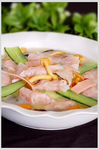八珍燕饺食品摄影图片
