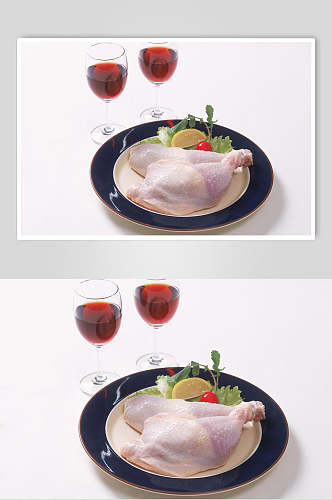 红酒鸡腿肉食品图片