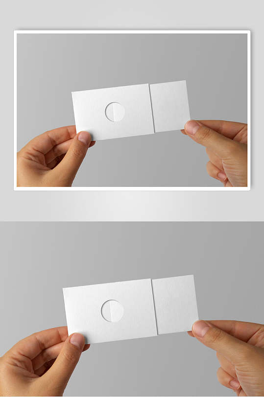 企业品牌卡套名片样机