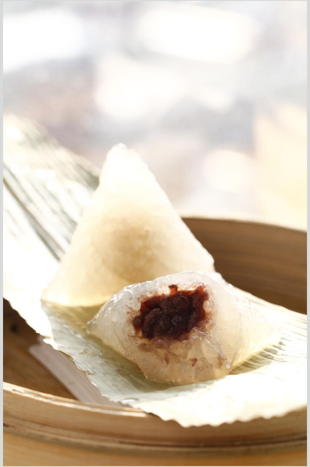 豆沙棕子美食图片素材