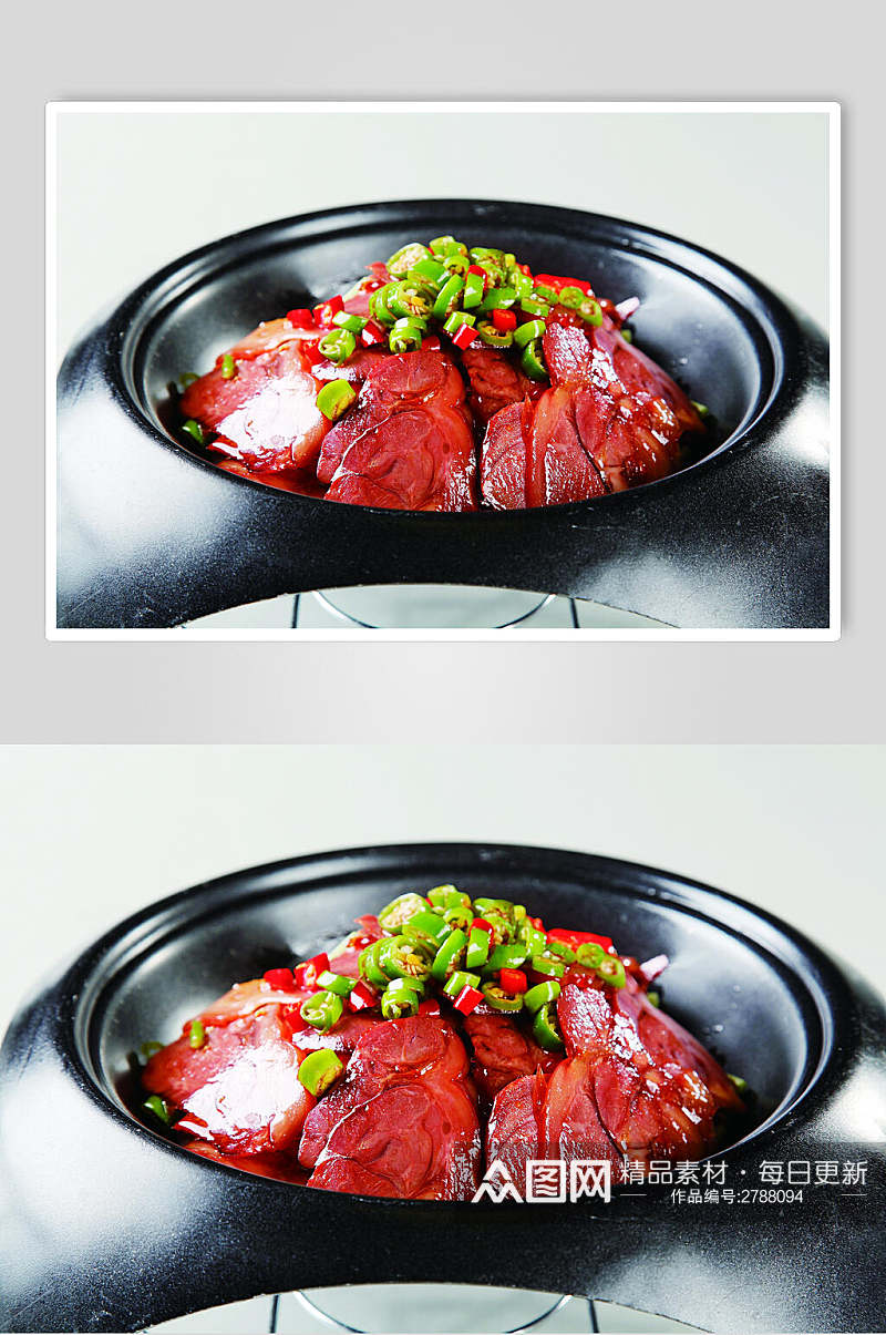 青椒干锅牛肉摄影图片素材