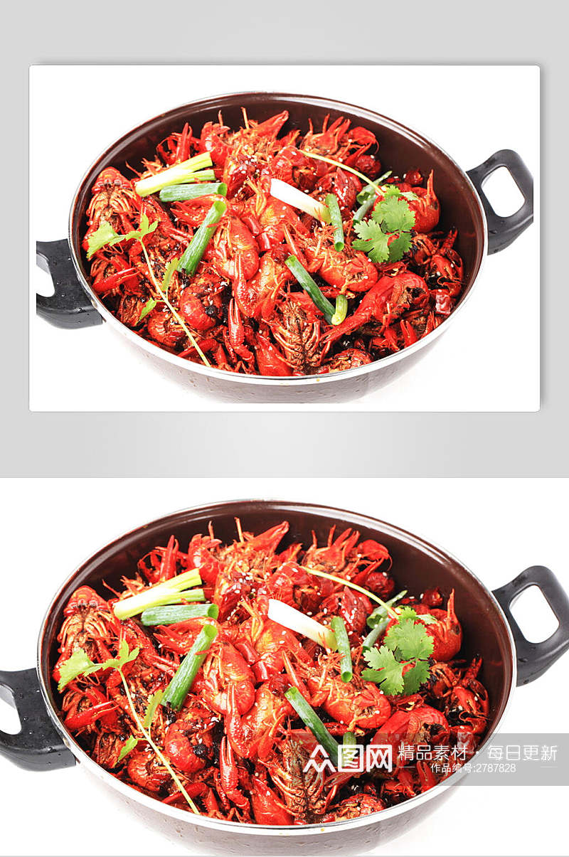 招牌干锅小龙虾食品图片素材