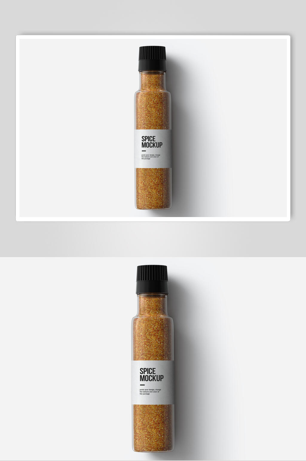 玻璃瓶食品包装素材样机素材