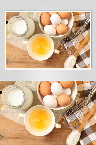 牛奶农家土鸡蛋食品图片