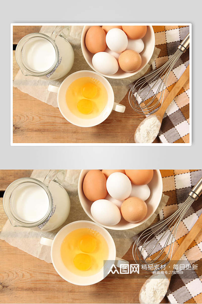 牛奶农家土鸡蛋食品图片素材