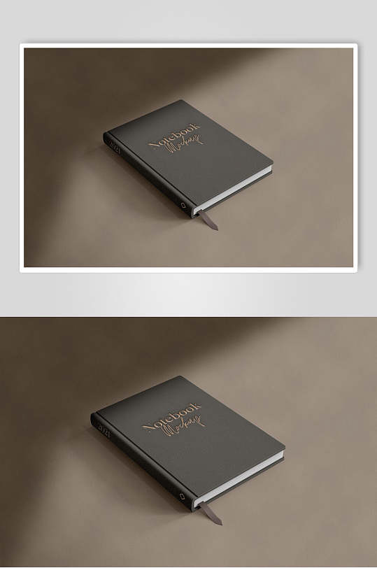 高端时尚英文本子样机-众图网