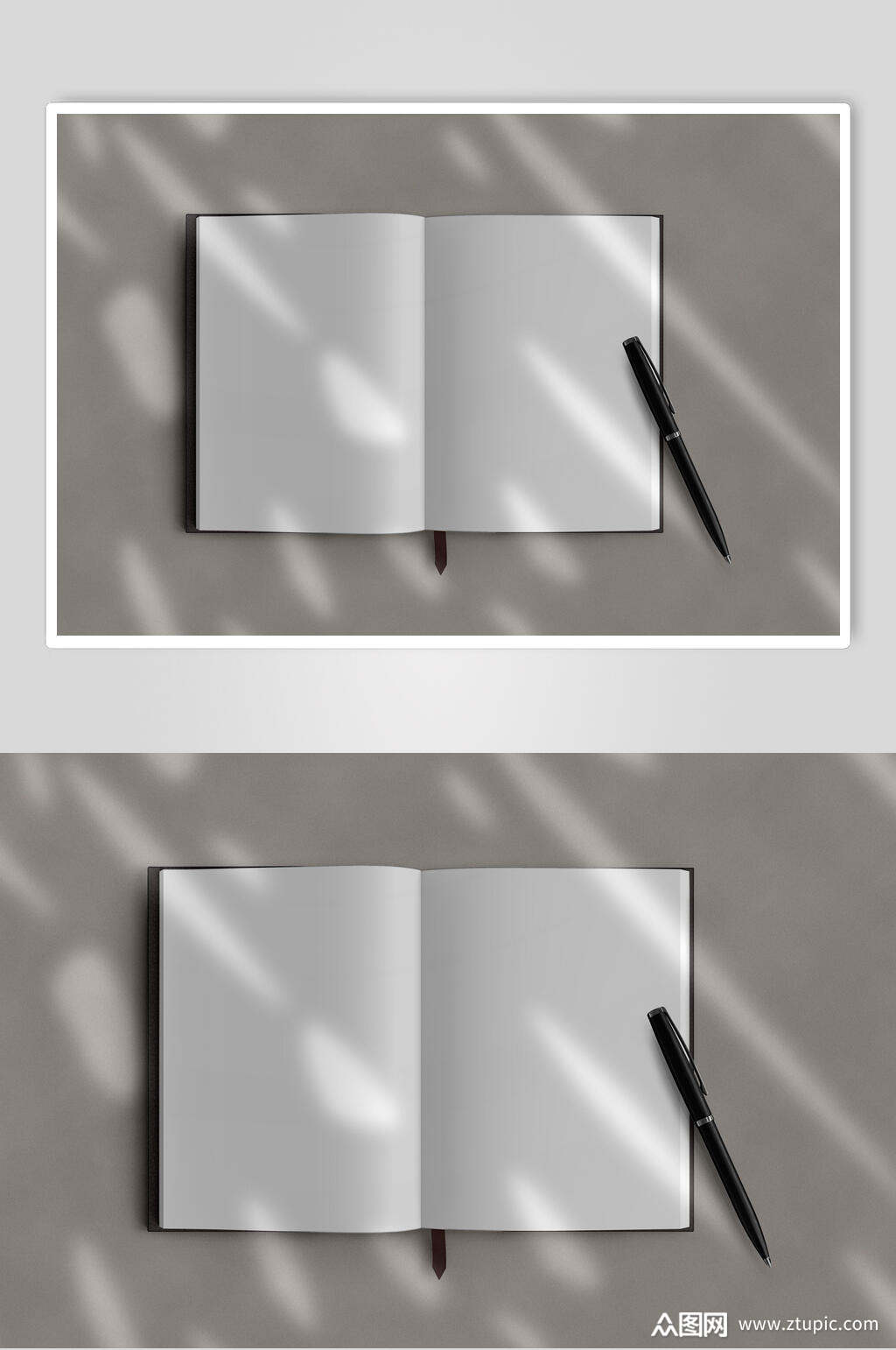 简约大气中性笔本子样机模板下载-编号4063473-众图网