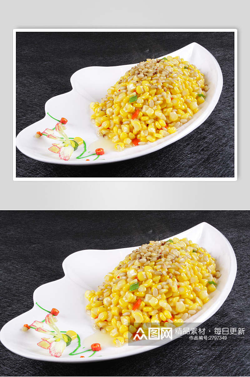 松仁玉米食品摄影图片素材