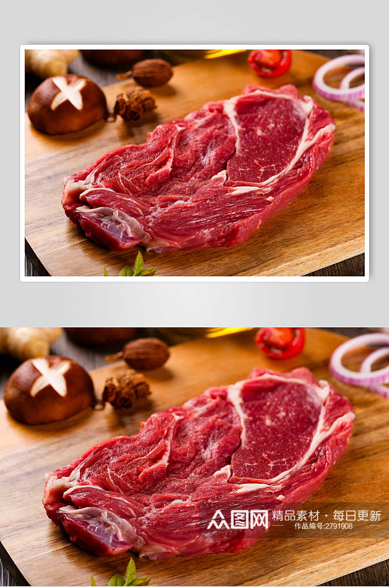 精品瘦肉牛肉餐饮摄影图片素材