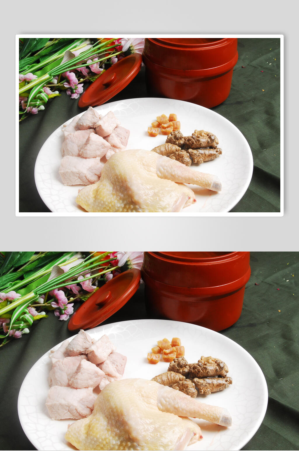 鸡腿肉食材摄影图片素材