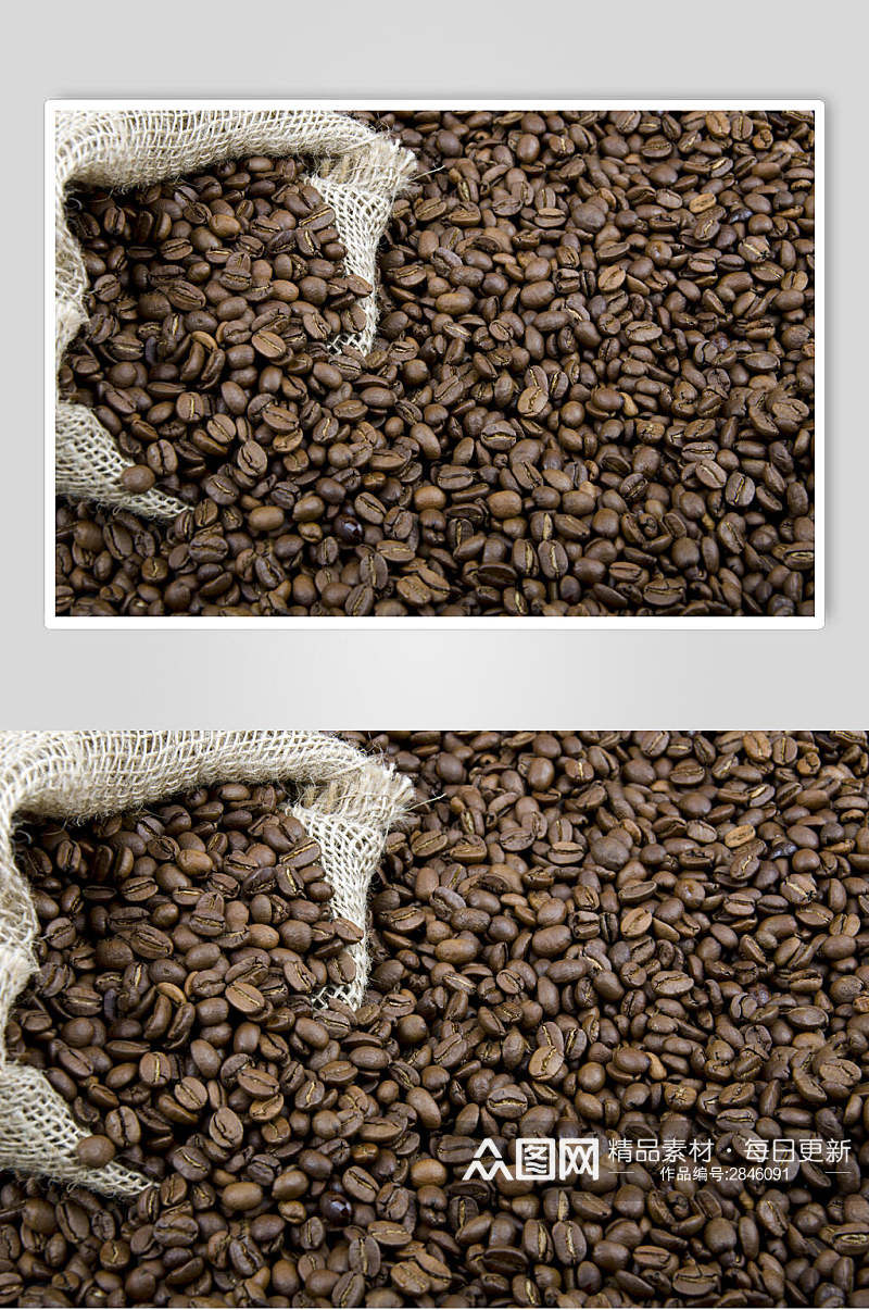 有机咖啡豆食品摄影图片素材