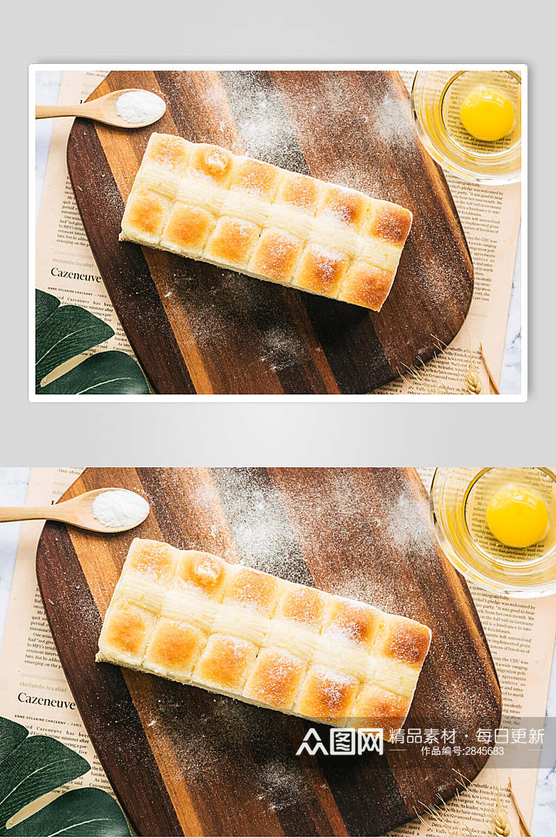 香浓美味面包食品摄影图片素材