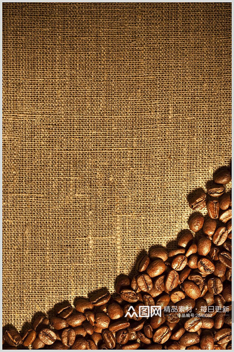 时尚有机咖啡豆食品摄影图片素材