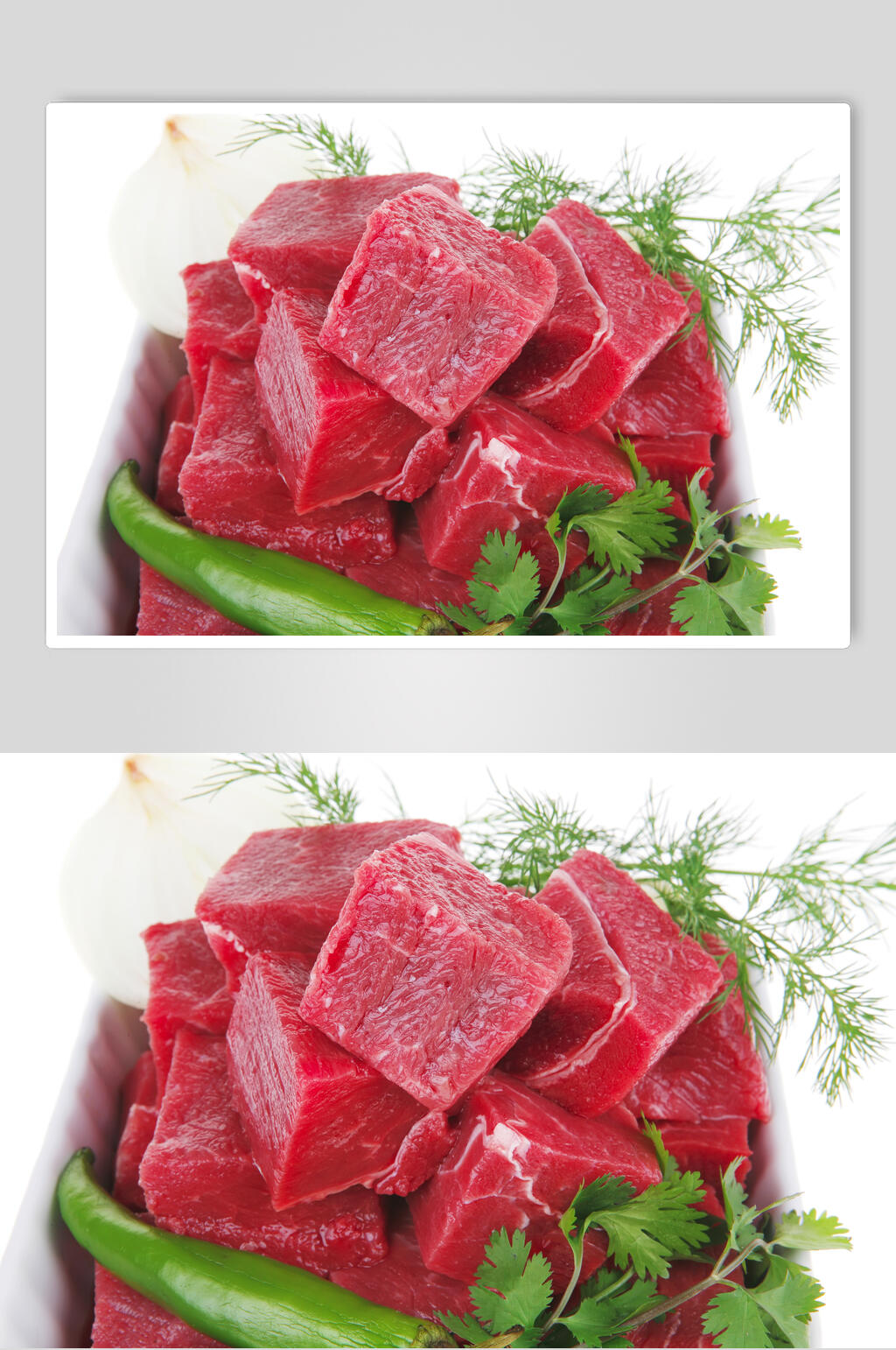 鲜香猪肉牛排摄影图片素材