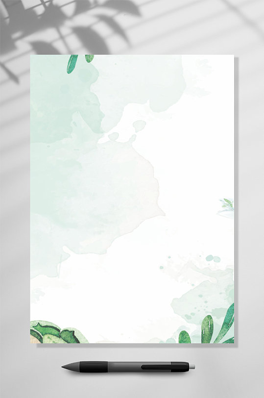 水滴感谢信信纸背景WORD表格-众图网