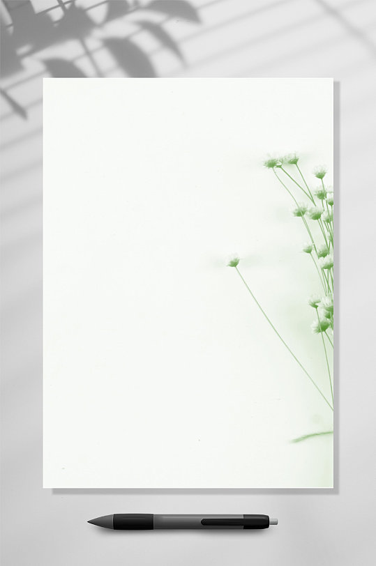 蒲公英感谢信信纸背景WORD表格-众图网