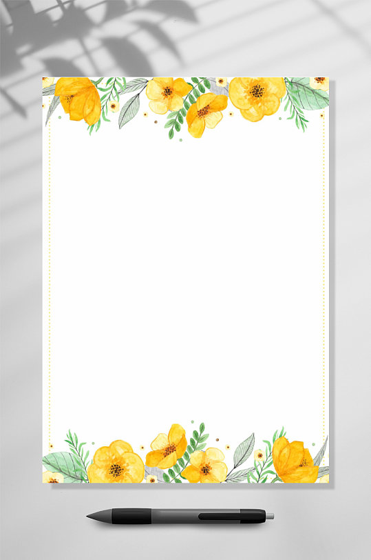 感谢信信纸背景word好看的简洁漂亮彩色
