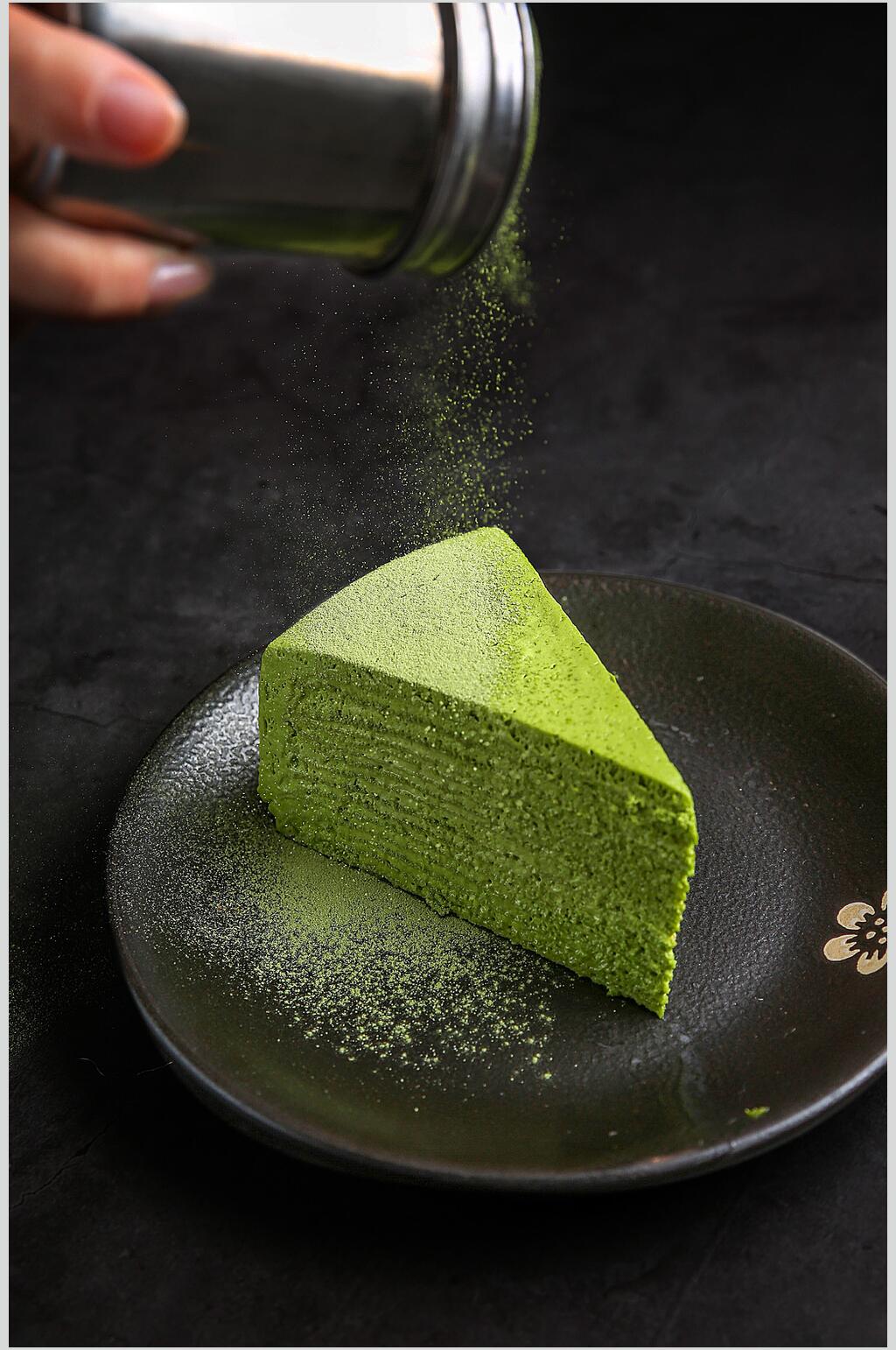 正宗美味抹茶面包素材图片素材
