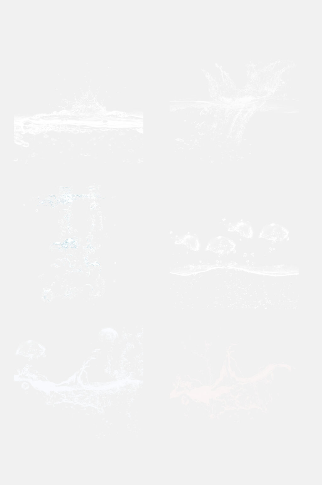 简洁大气水免抠元素素材
