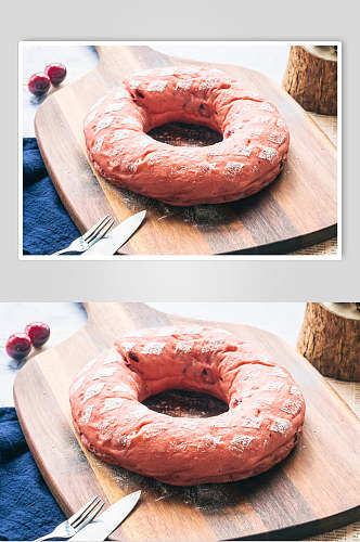 甜甜圈面包食品摄影图片