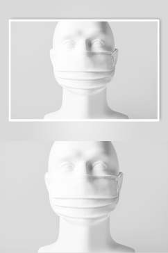 雕塑口罩样机