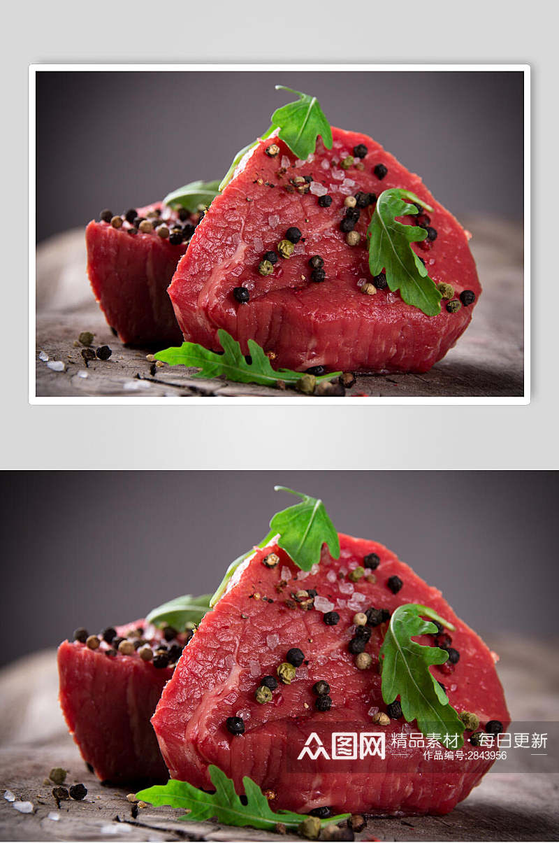 黑椒猪肉牛排食品图片素材