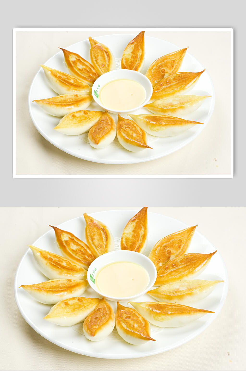 经典小吃生煎锅贴食物高清图片素材