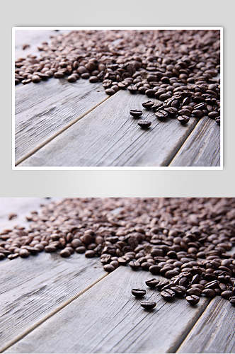 招牌欧美风咖啡豆摄影图片