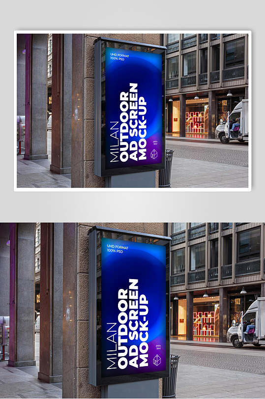 屏幕海报样机图片-屏幕海报样机设计素材-屏幕海报样机模板下载