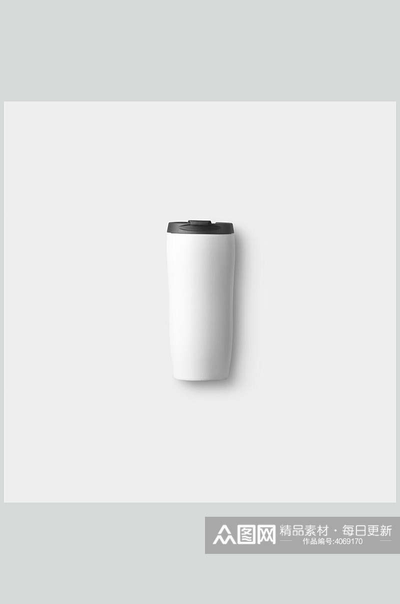 杯子黑白简约创意大气产品包装样机素材