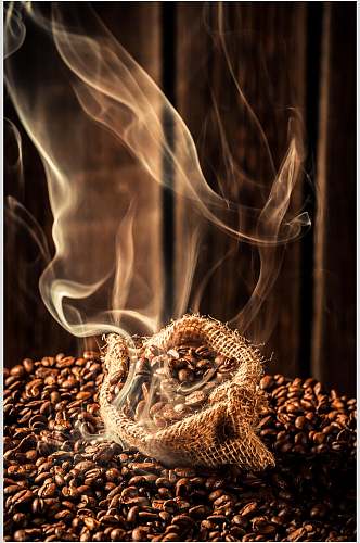 招牌品质咖啡豆食品摄影图片