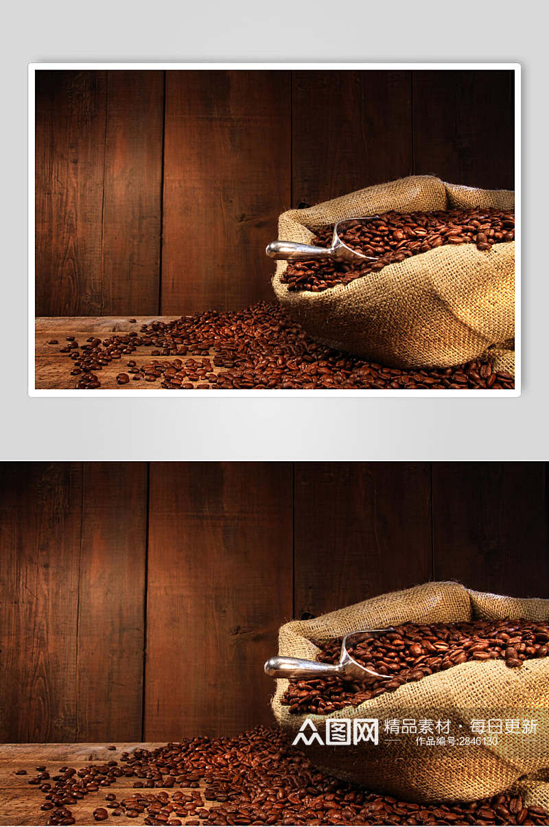 精选咖啡豆食品摄影图片素材