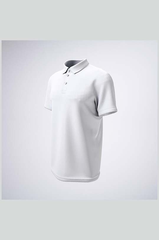 渐变时尚polo衫样机衣服短袖样机