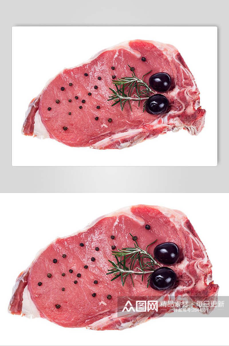 招牌猪肉牛排餐饮图片素材
