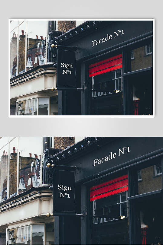 复古门店样机图片-复古门店样机设计素材-复古门店样机模板下载